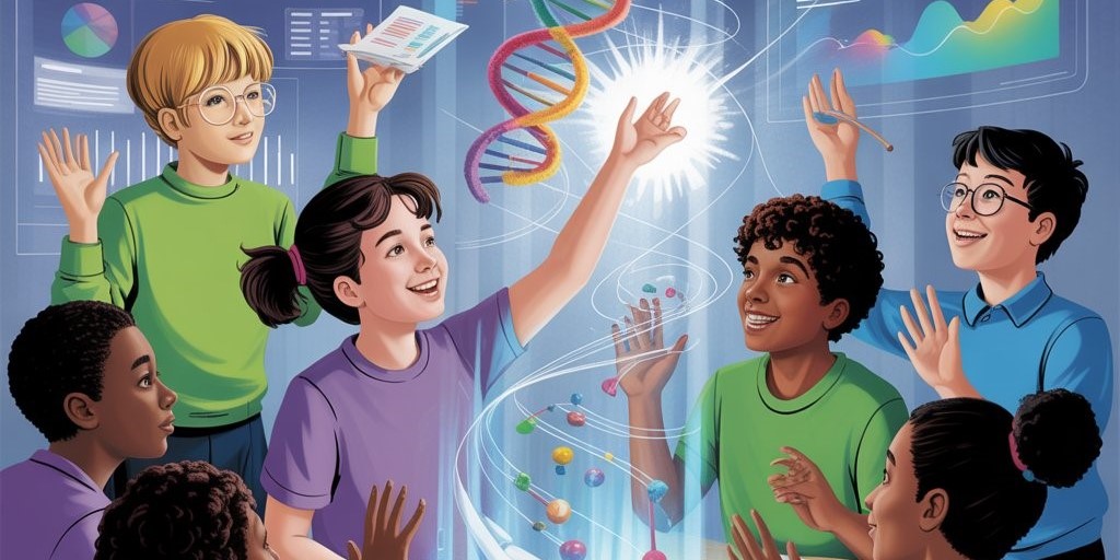 Students learning